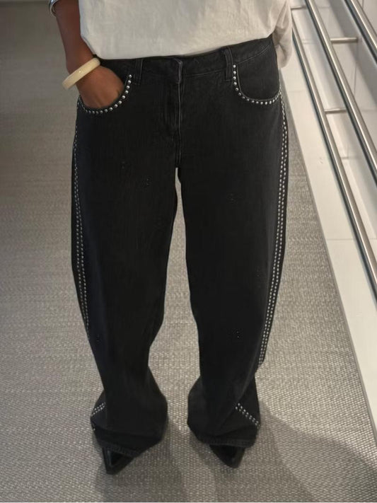 Abbie Wide Mid-Waisted Jeans