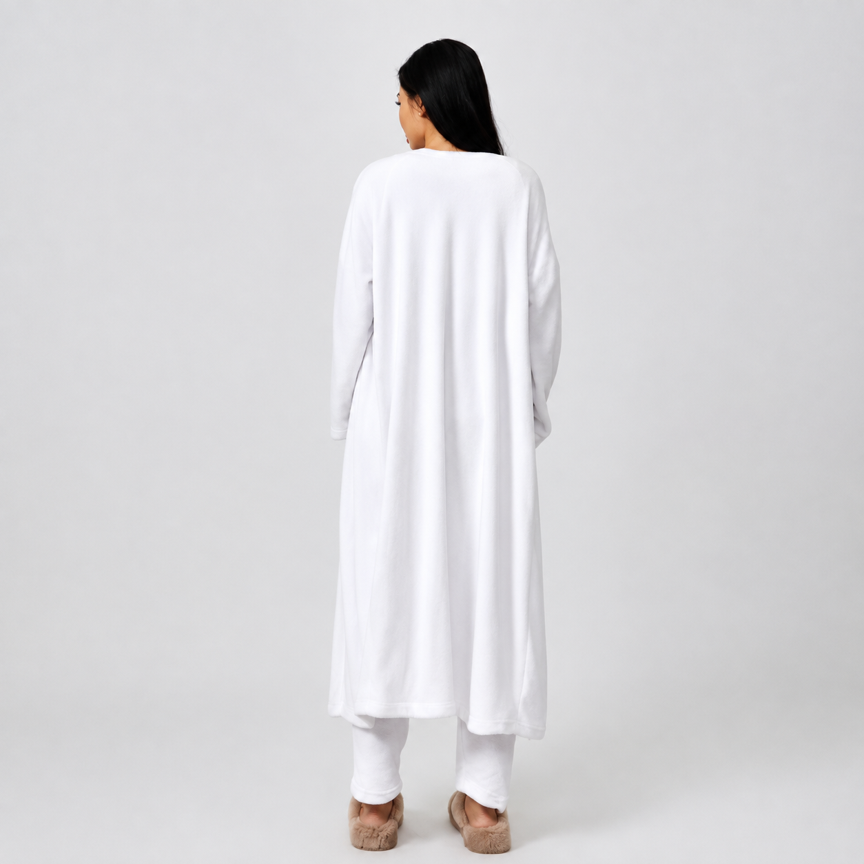 Cloudy Days™ 3-Piece Cozy Lounge Set – Matching Crop Top, Wide-Leg Pants & Cardigan